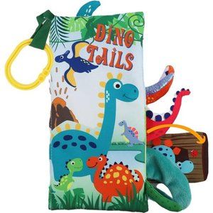 Dinosaur Baby Books Toys, Baby Books 0-6 Months Touch Feel Sensory Infant Toys